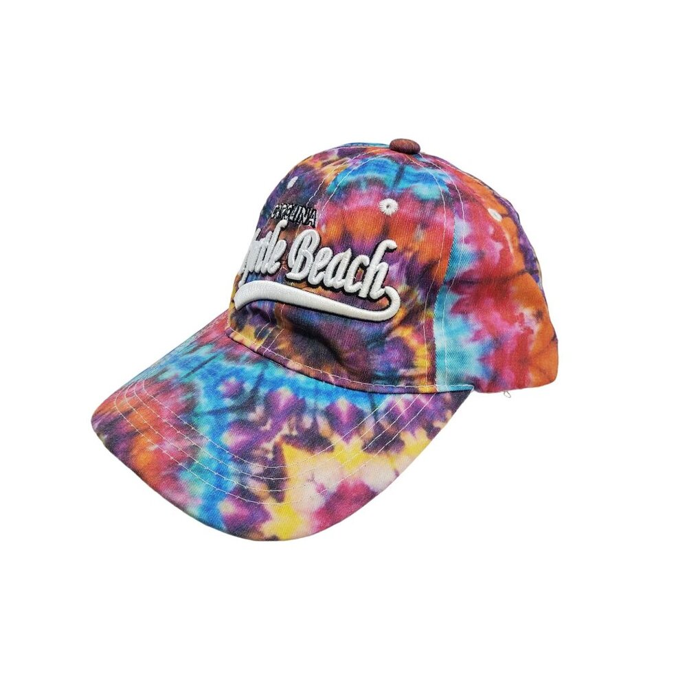 vintage unisex lucky 7 usa tie dyed myrtle beach s.carolina adjustable cap
